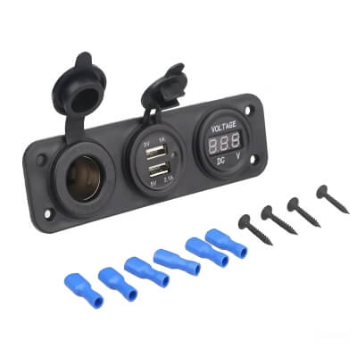 Фото: Панель розеток в автомобиль Anker 12-24V-1 Панель розеток в автомобиль Anker 12-24V-1