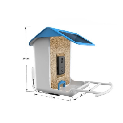 Фото: Аккумуляторная кормушка для птиц Nanxin AI с солнечной панелью и камерой 1080P-4 Аккумуляторная кормушка для птиц Nanxin AI с солнечной панелью и камерой 1080P-4